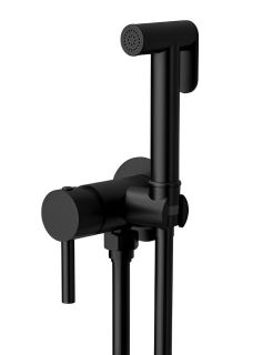 Гигиенический душ со смесителем Raiber Graceful RPB-009 чёрный матовый